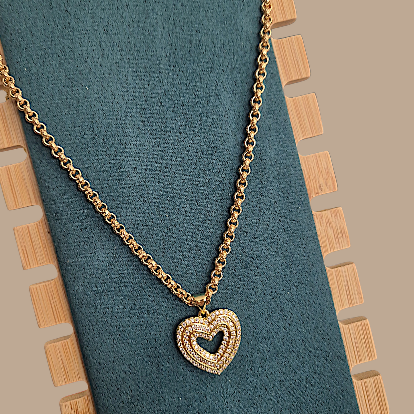 Heart On 4mm belcher 24"