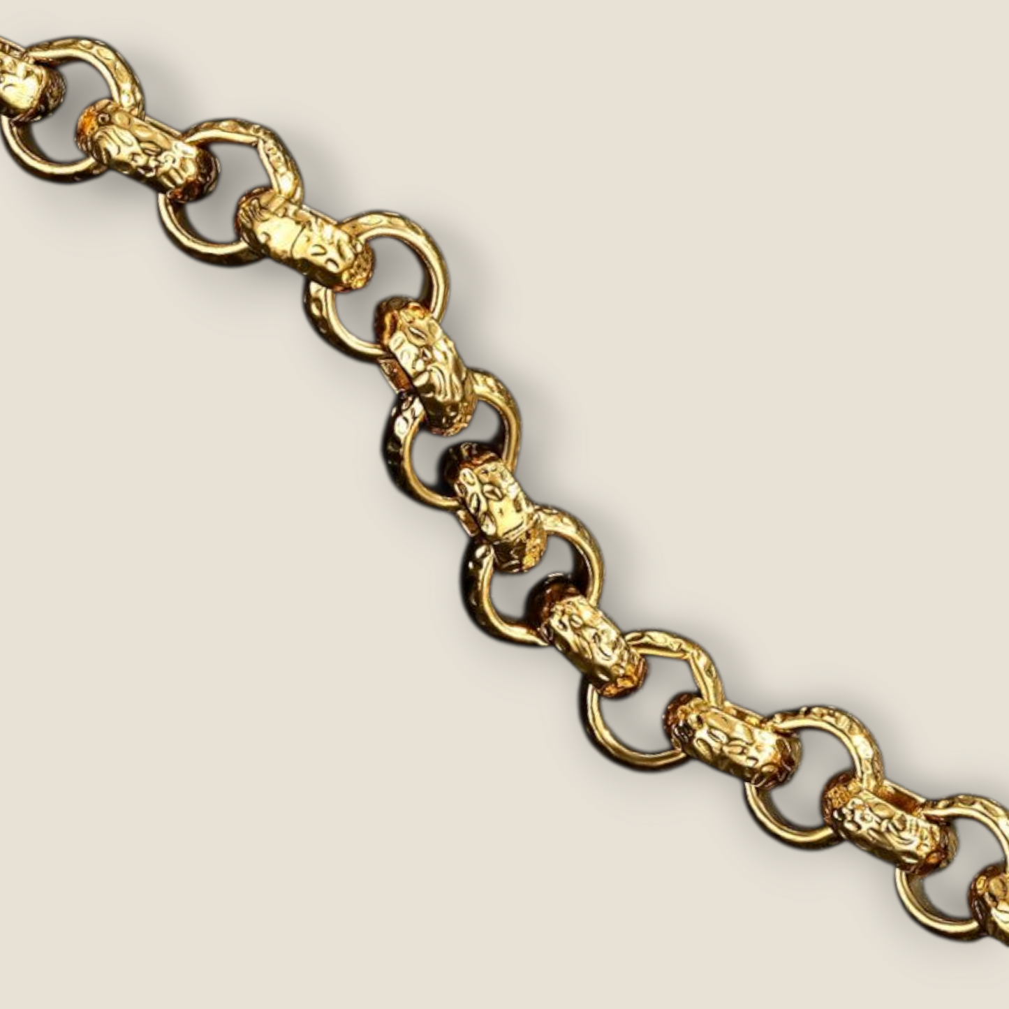 12mm Full Patterned Belcher Bracelet