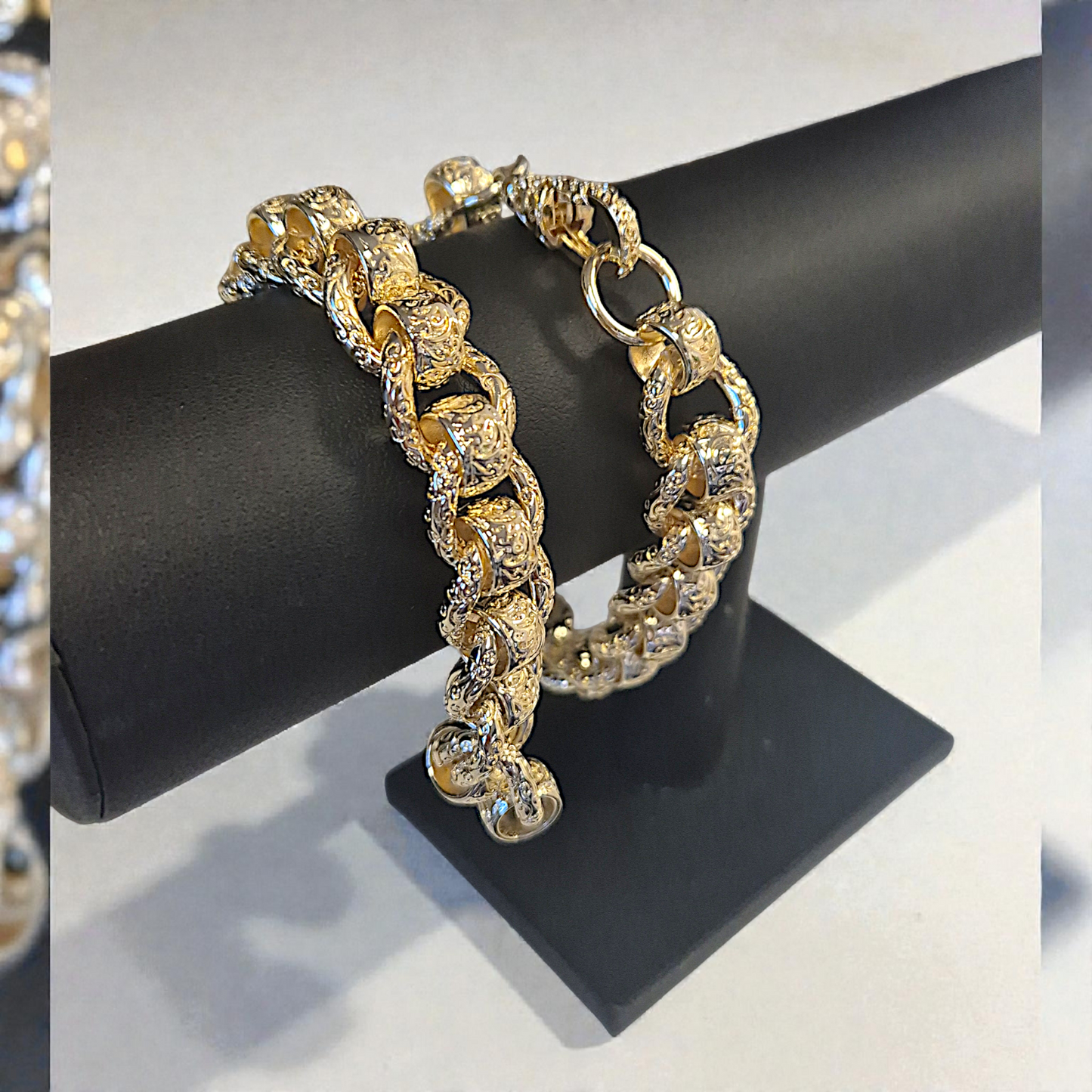 14mm Full Patterned Rollerball Bracelet