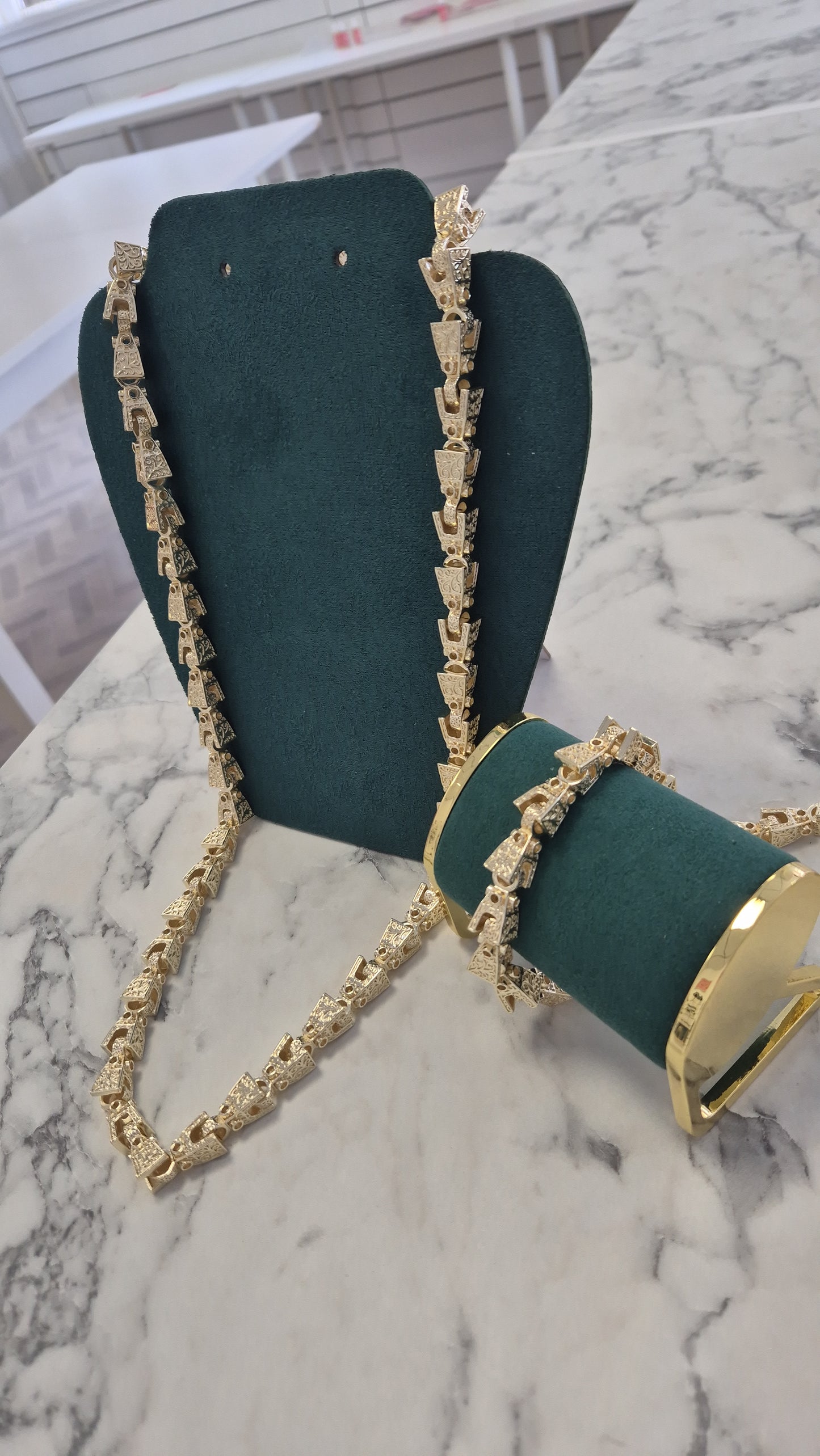 10mm Lego Chain and Bracelet