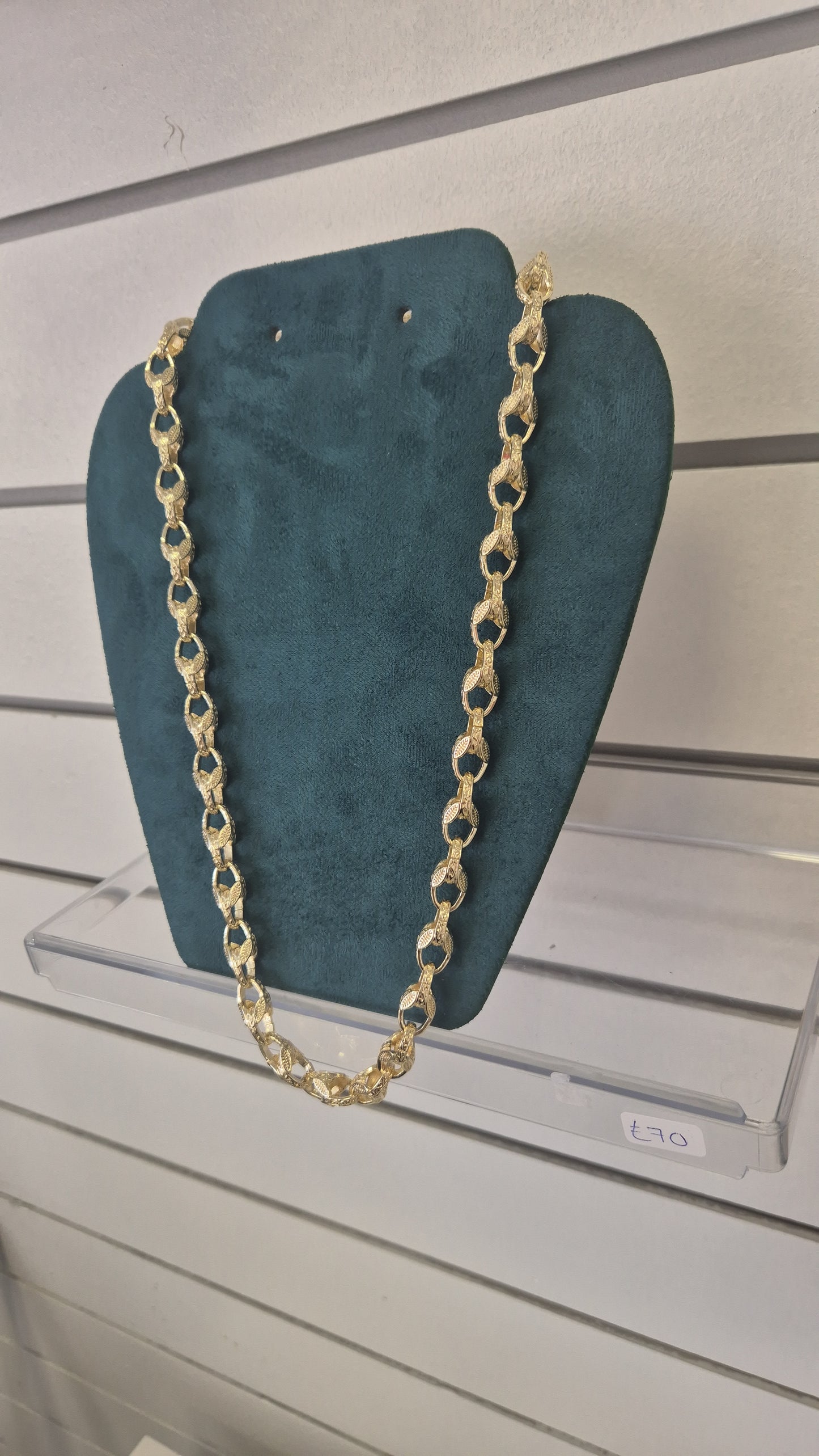 9mm Full Patterned Tulip Chain