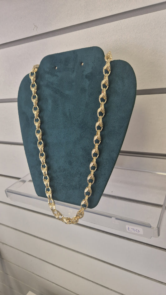 9mm Full Patterned Tulip Chain