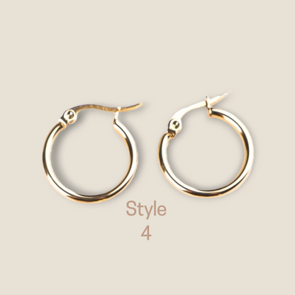 Small Hoop Earrings 2.5cm