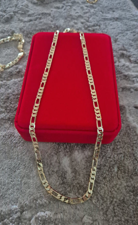 6mm 27.5" Figaro Chain
