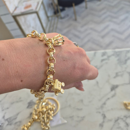 Charm bracelet 10mm 8.5"