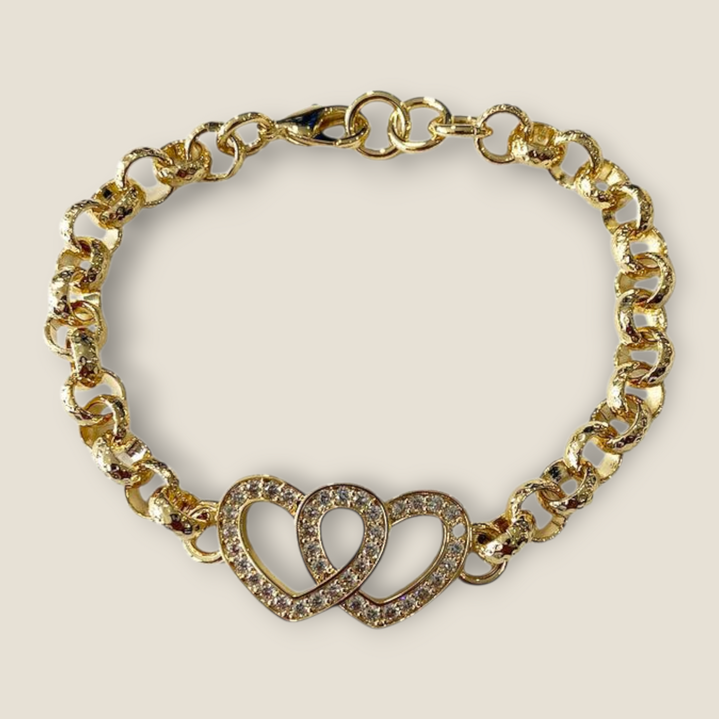 CZ Belcher and 8mm Full Patterned Belcher Chain Bundle