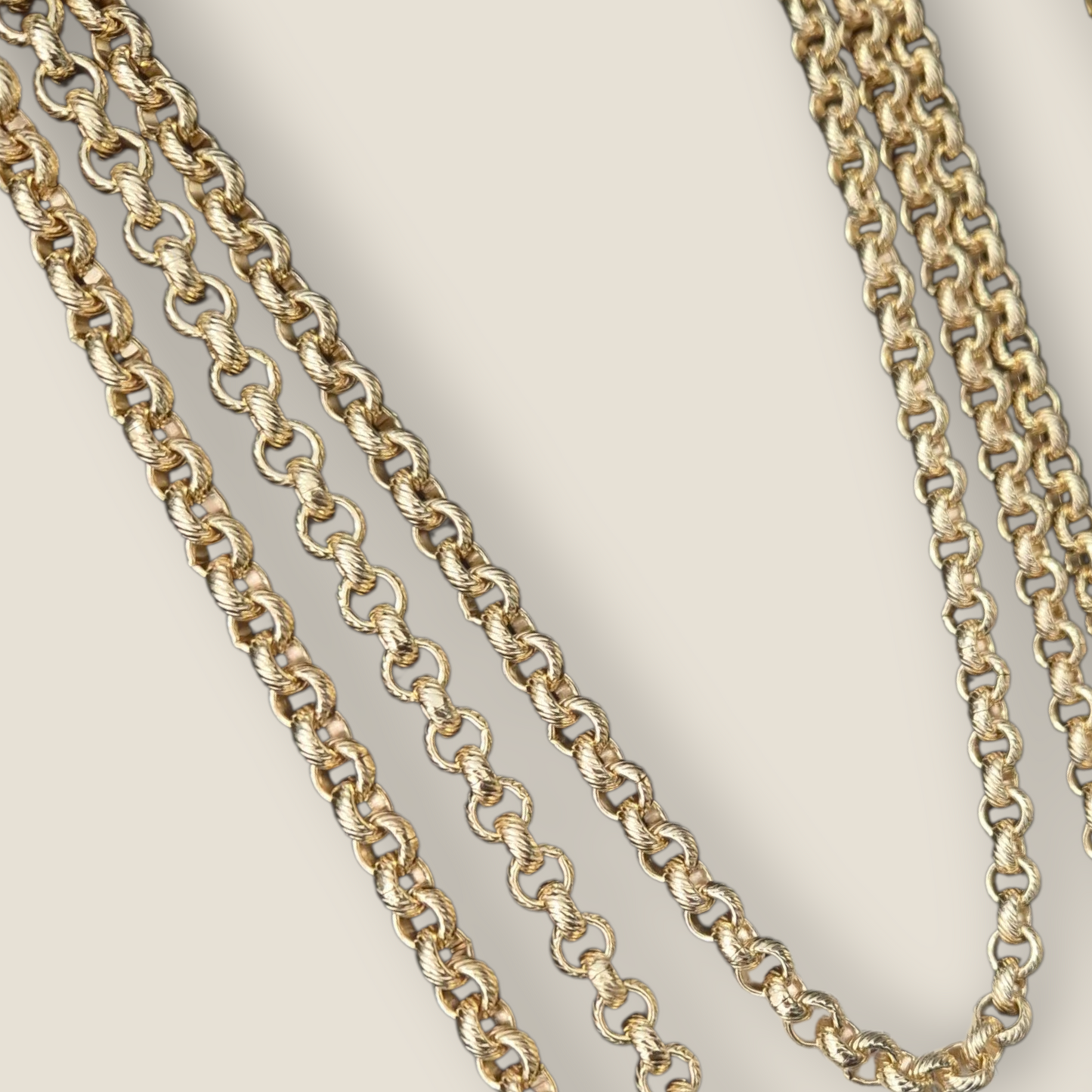 10 DAY PRE ORDER 9mm Lined Belcher Chain
