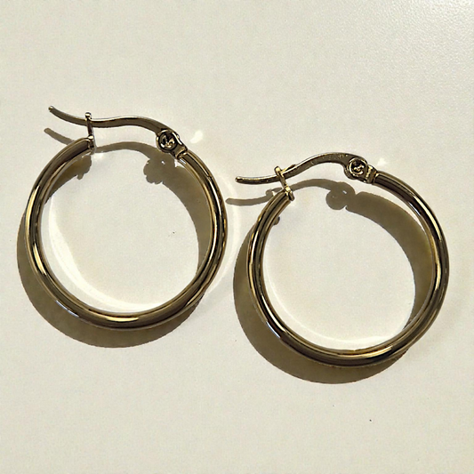 2.5cm Hoop Earrings