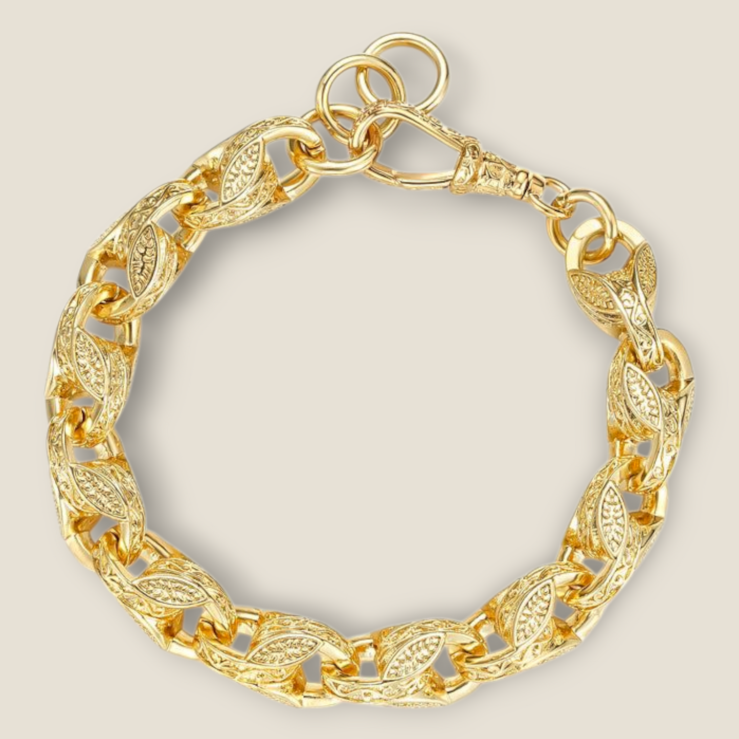 12mm Chunky 3D Tulip Bracelet 8.5"