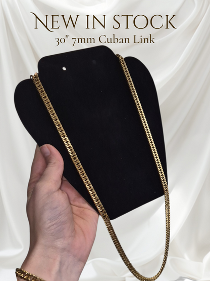 Cuban Chain - 30" 7mm