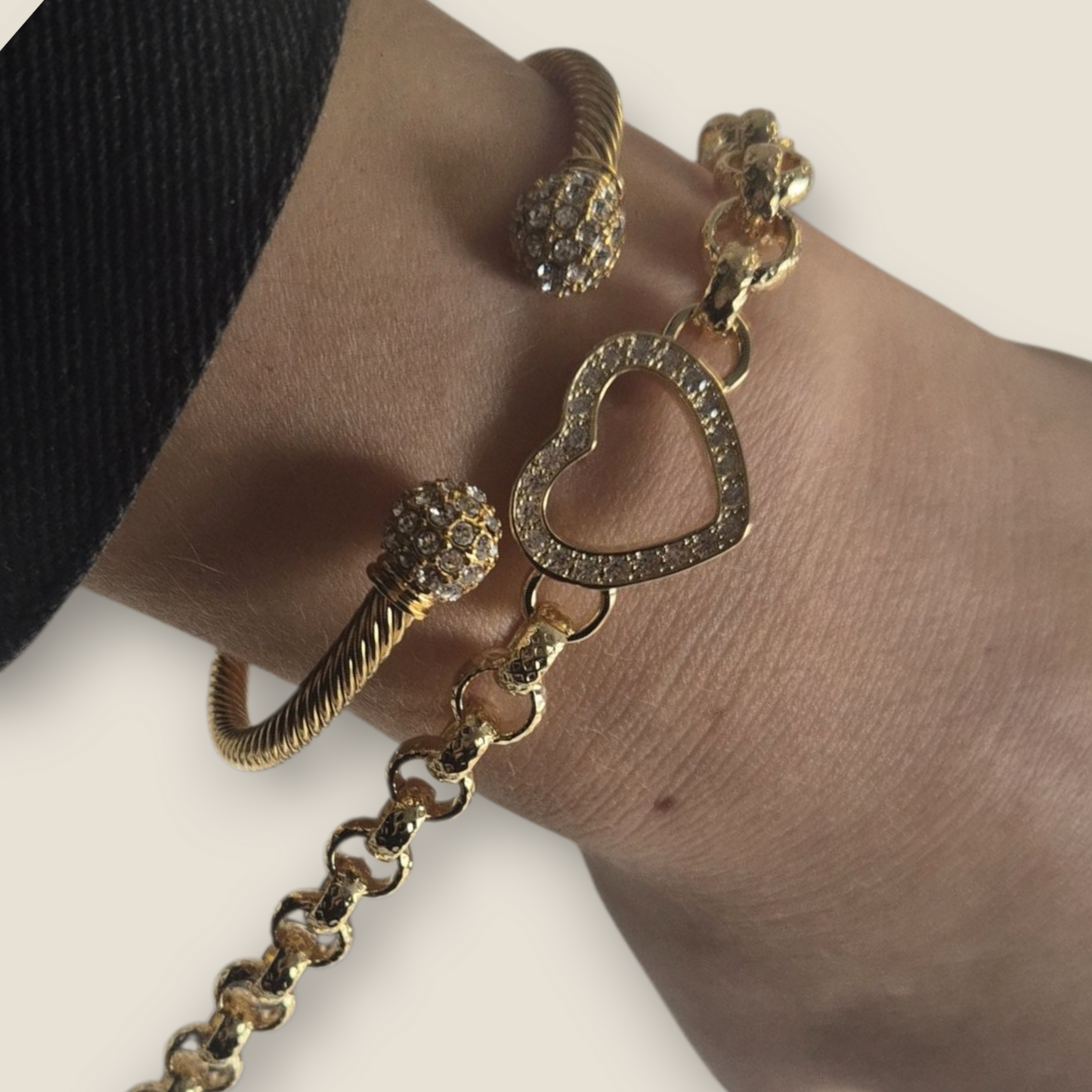 Dream Duo - Cz Belcher & Ball Bangle