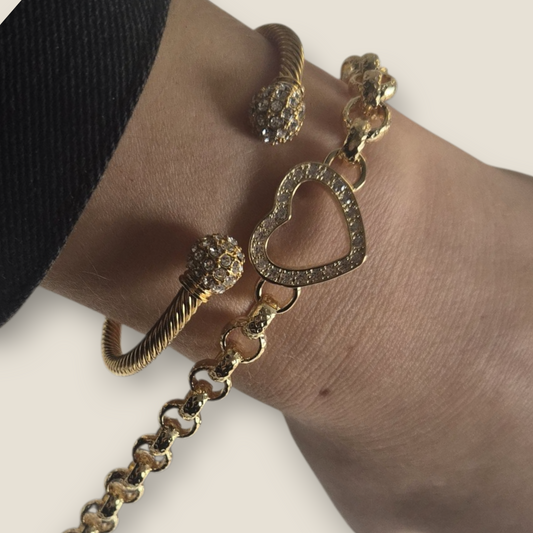 Dream Duo - Cz Belcher & Ball Bangle