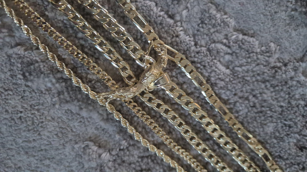 Greyhound Pendant and Chain