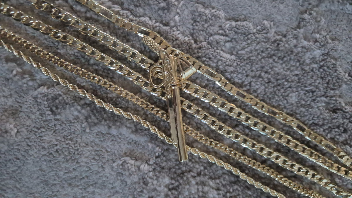 Shotgun Pendant and Chain