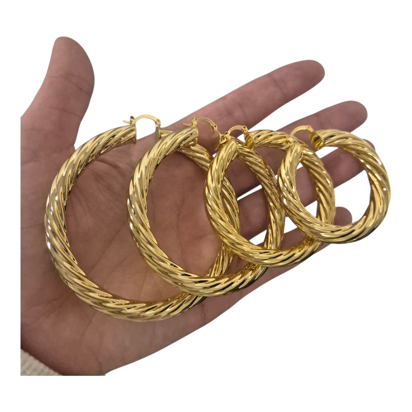 Chunky Hoop Earrings