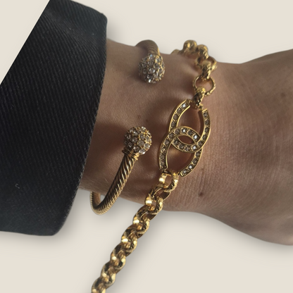 Dream Duo - Cz Belcher & Ball Bangle