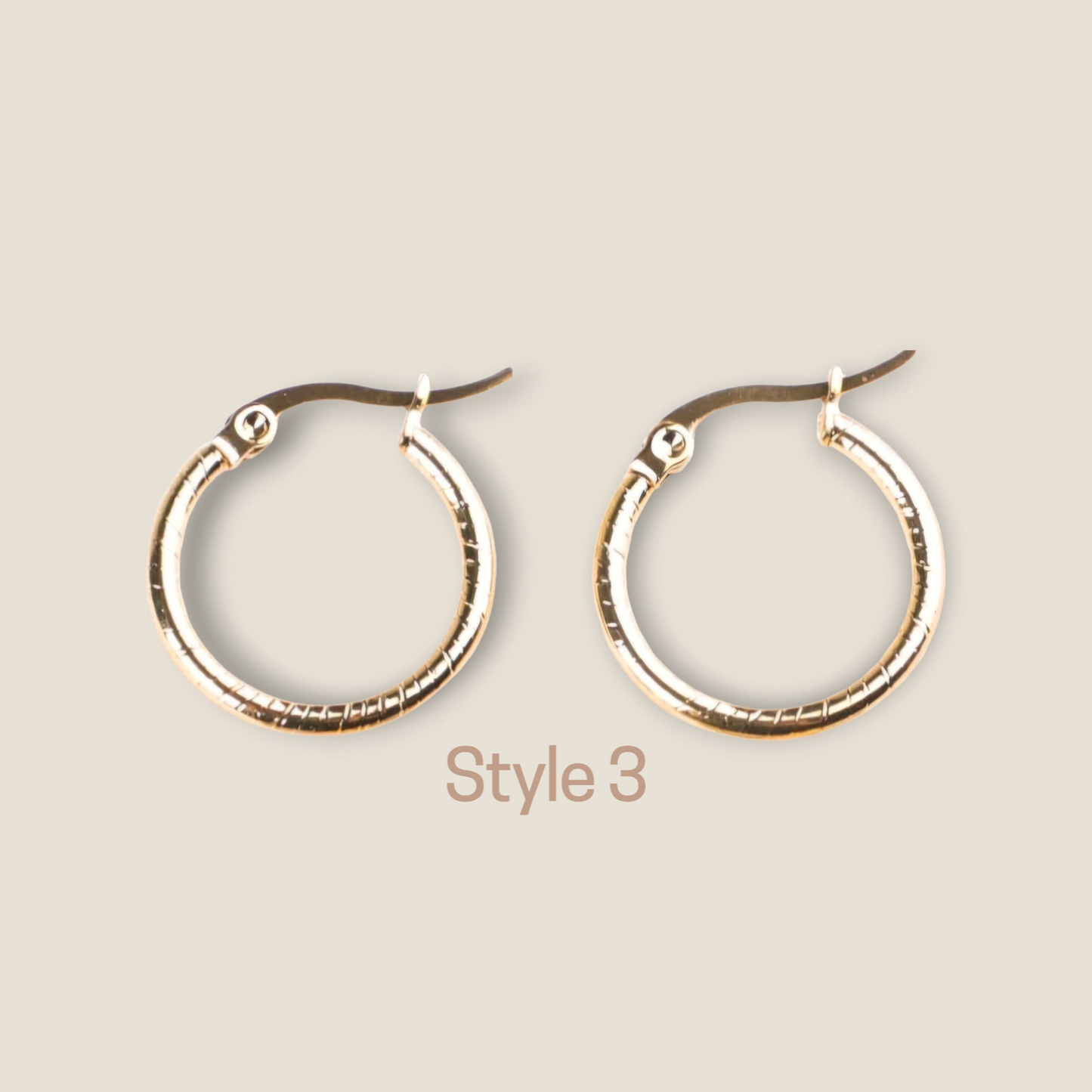 Small Hoop Earrings 2.5cm