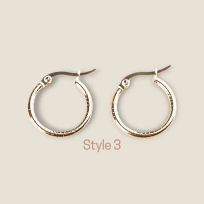 Small Hoop Earrings 2.5cm