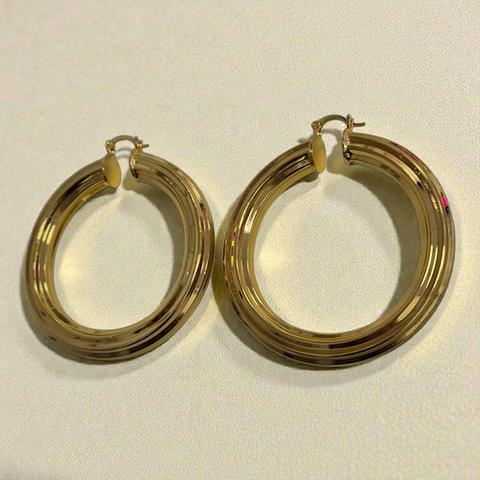 6cm Chunky Hoops