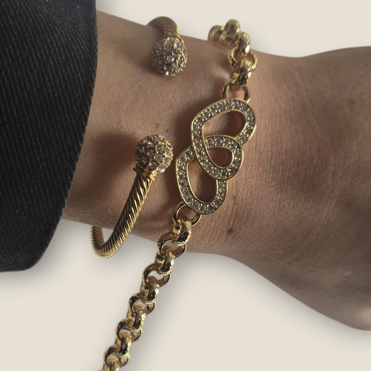 Dream Duo - Cz Belcher & Ball Bangle