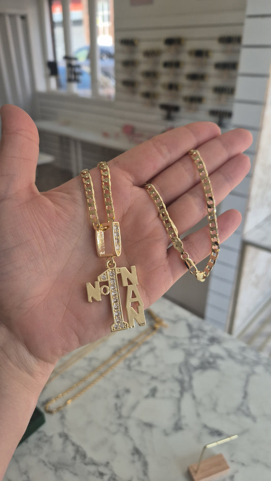 Large Nan Pendant On Curb