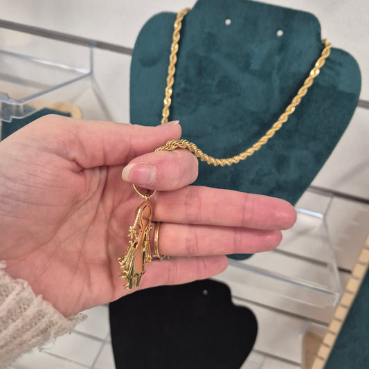 Ragdoll Pendant Flat Back