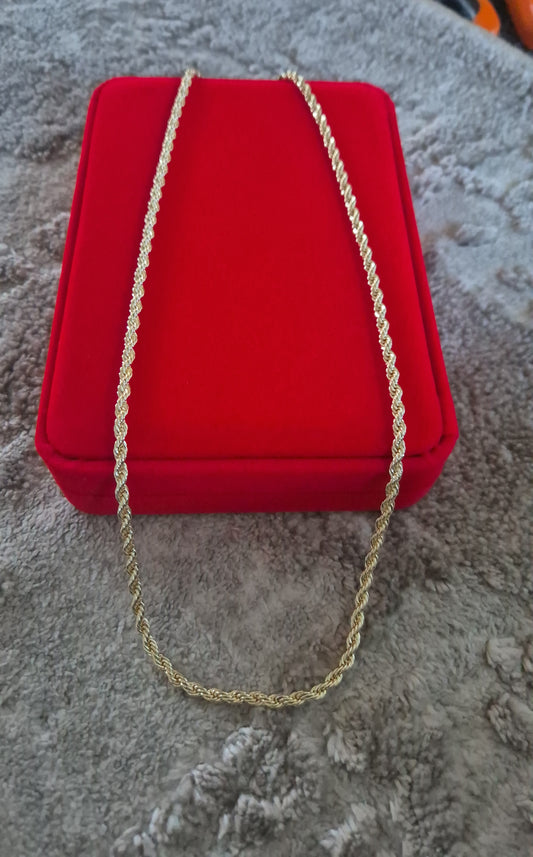 4mm 24" Rope Chain