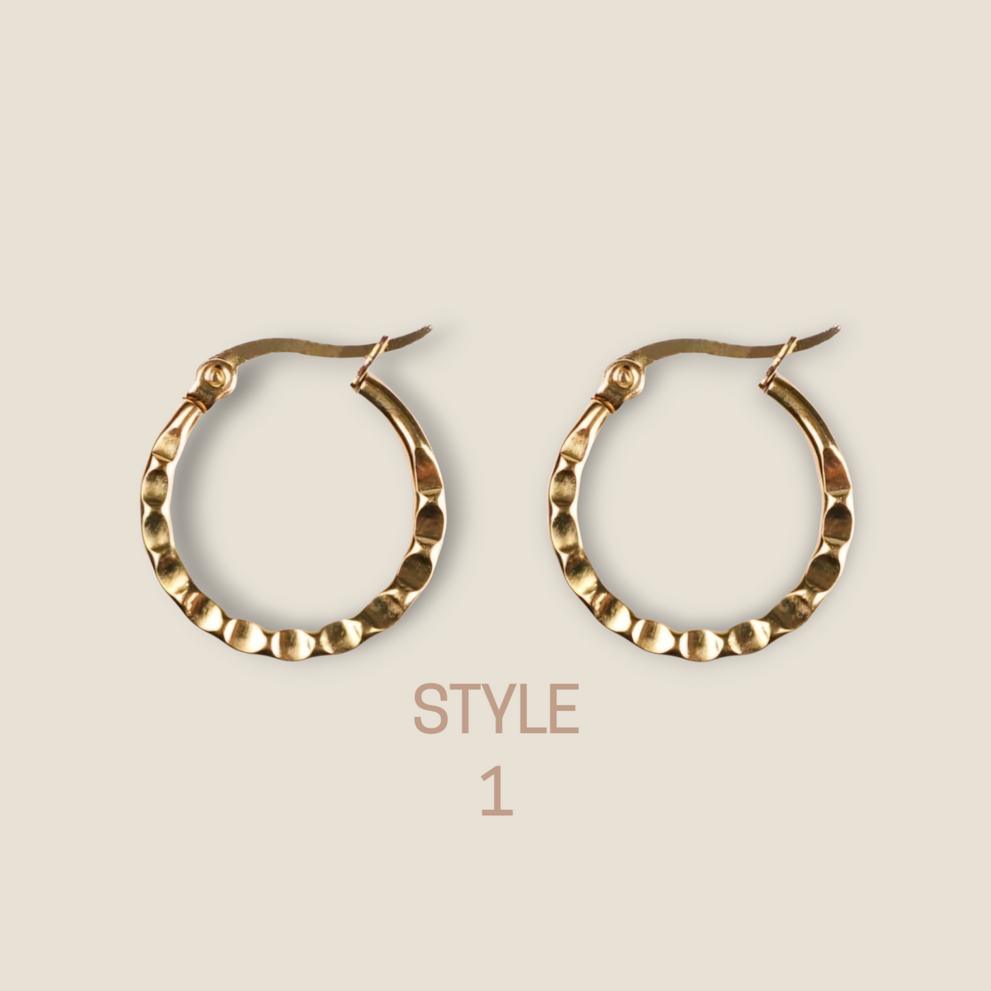 Small Hoop Earrings 2.5cm