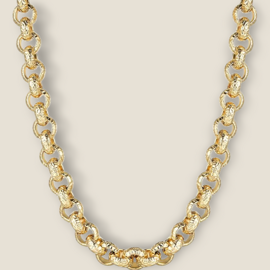 15mm XL Full Patterned Belcher Chain