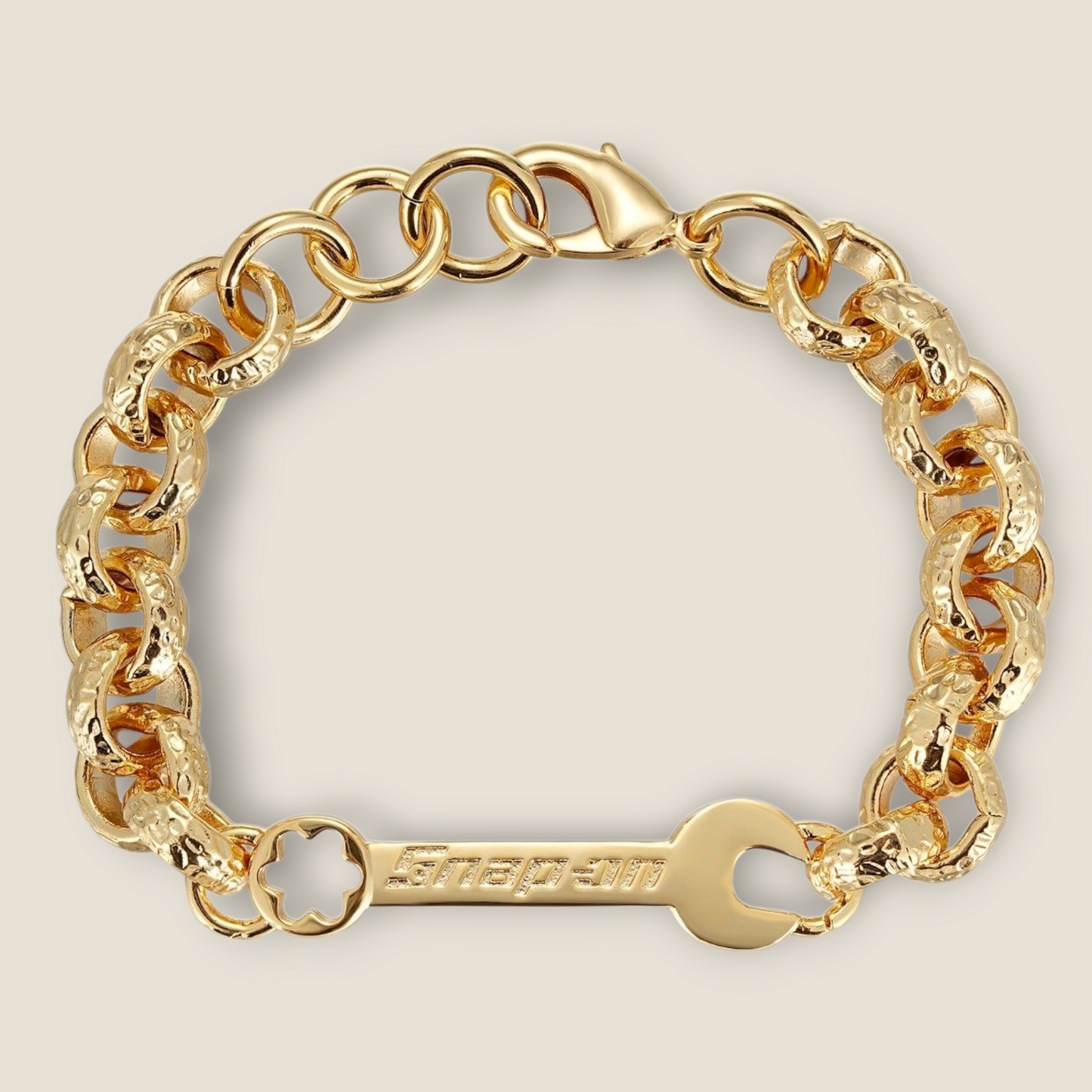 CZ Belcher and 8mm Full Patterned Belcher Chain Bundle