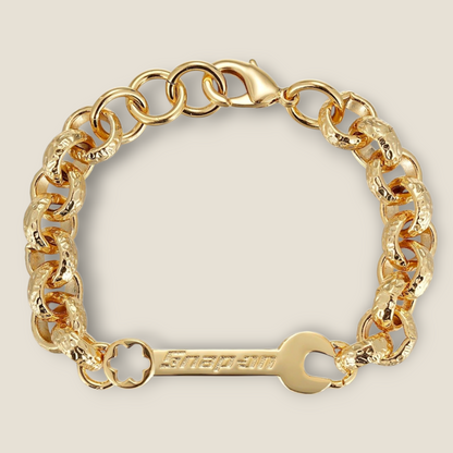 CZ Belcher and 8mm Full Patterned Belcher Chain Bundle