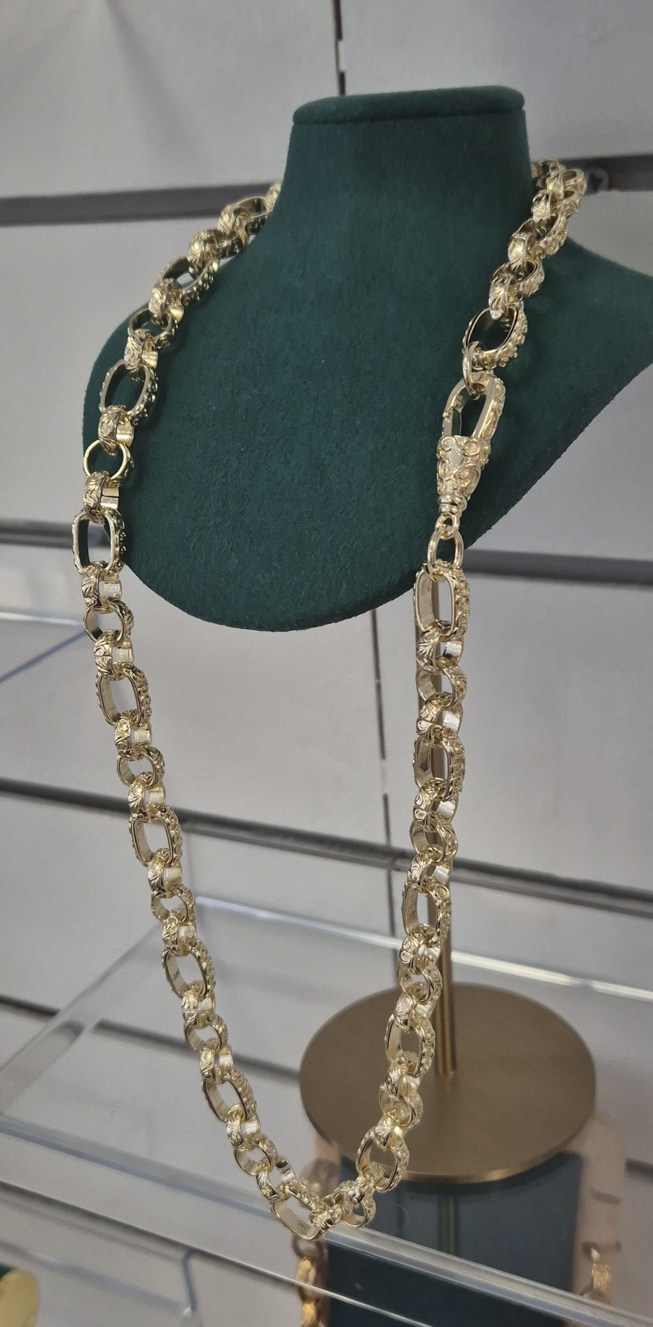 10mm Full Patterned Gypsy Link Chain