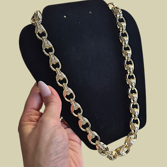 15mm XL Full Patterned Tulip Chain 22"