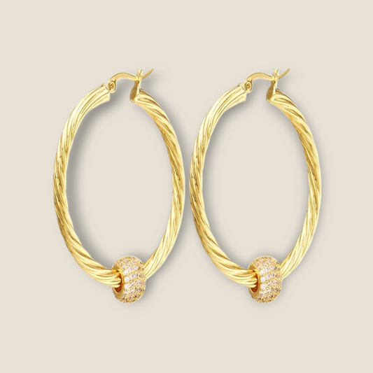 Round Hoops With Balls - 40mm